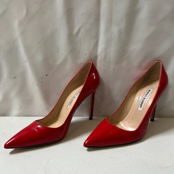 Manolo Blahnik Patent Leather Pumps - Picture 2 of 10